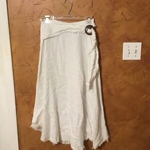 Beautiful boho skirt with elastic band and adjustable belt